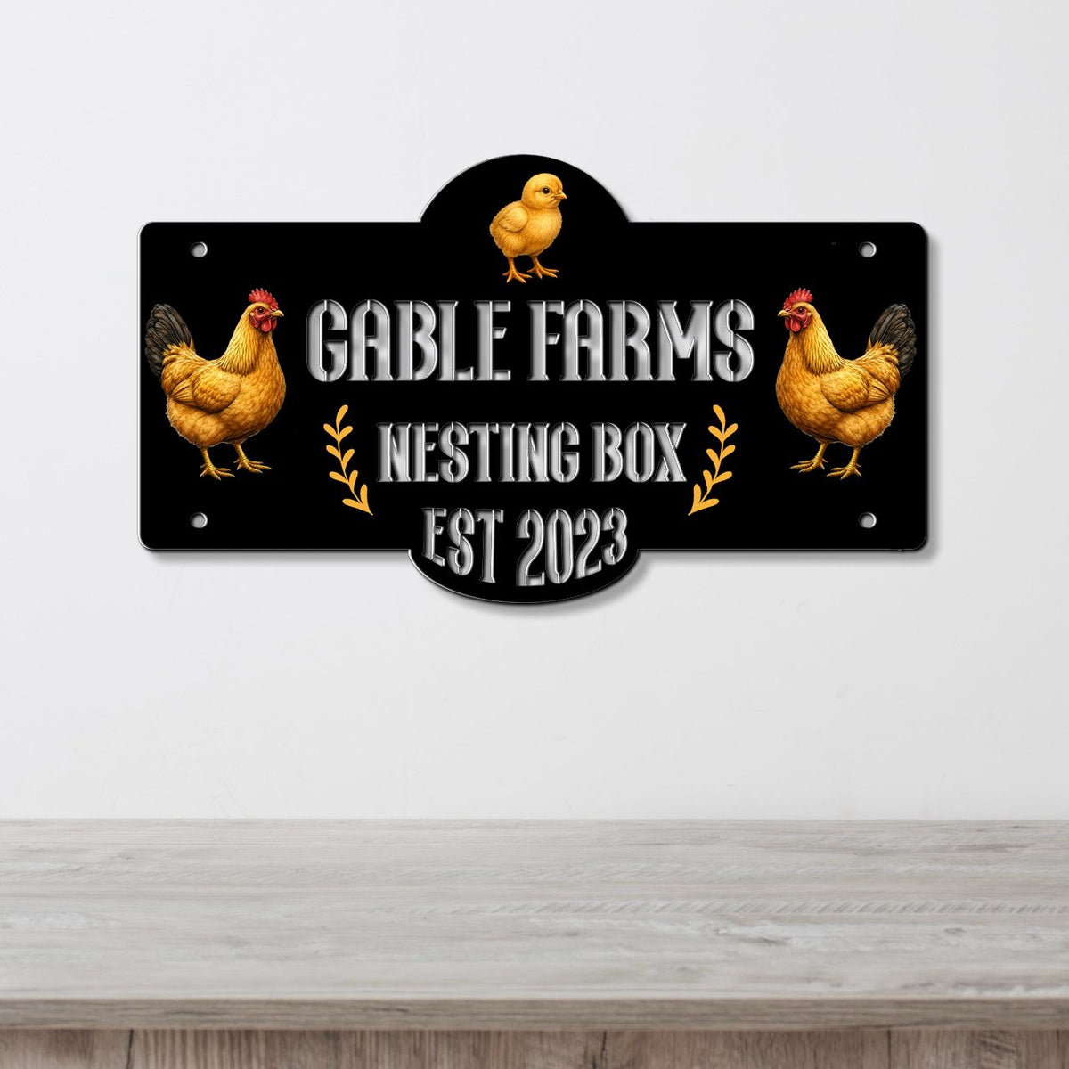The Nesting Box - Multicolor Sign