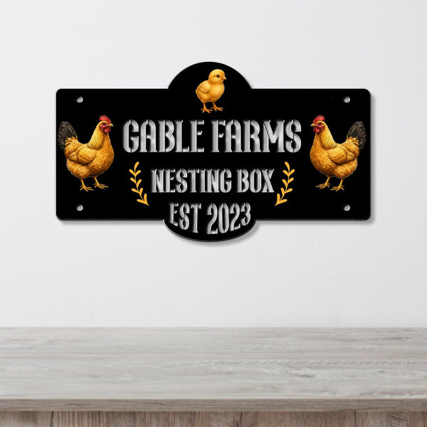 The Nesting Box - Multicolor Sign