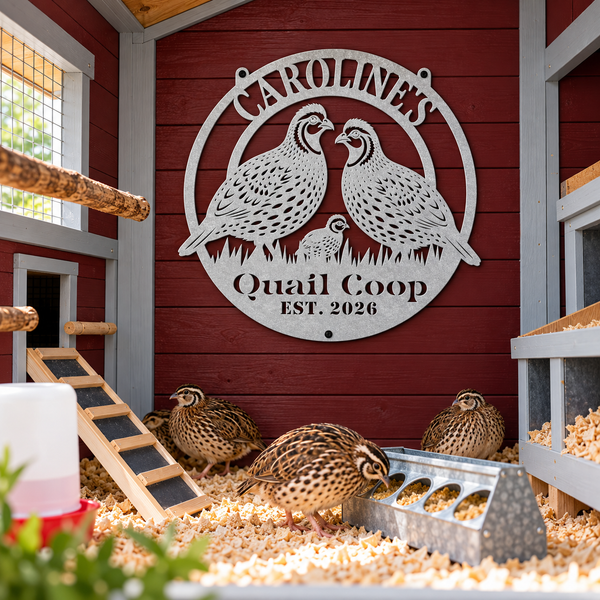 Quail Coop Sign