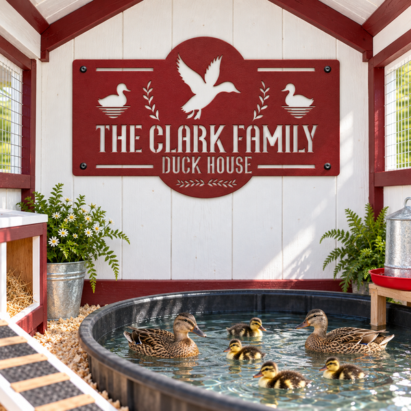 Duck House - Duck Coop Sign