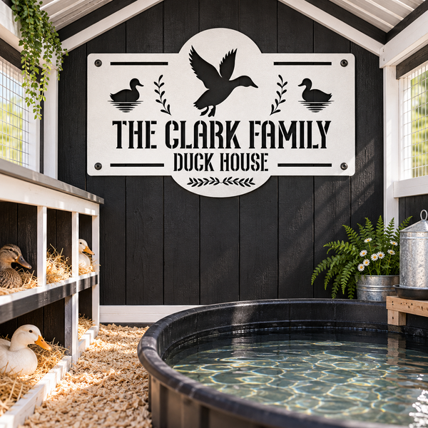 Duck House - Duck Coop Sign