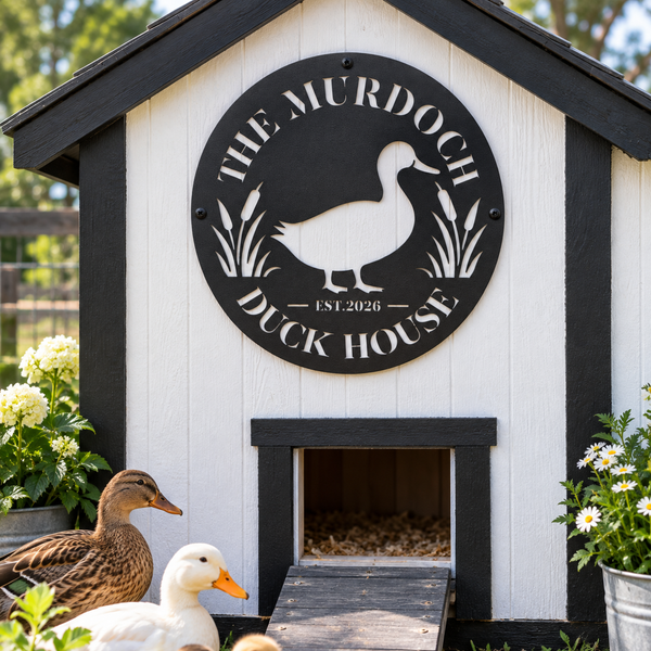 Wings & Waddles - Duck Coop Sign