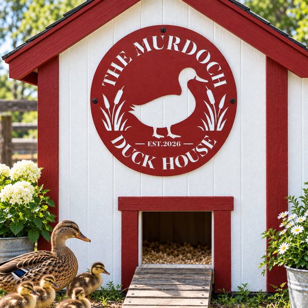 Wings & Waddles - Duck Coop Sign