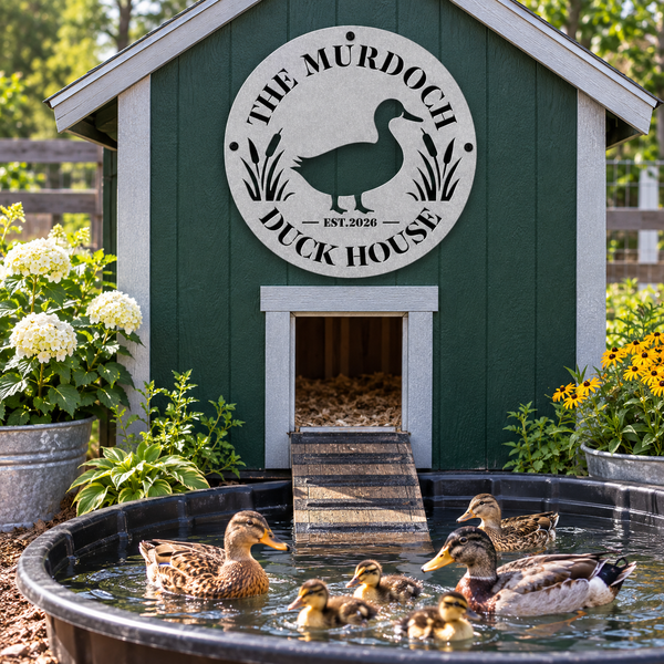 Wings & Waddles - Duck Coop Sign