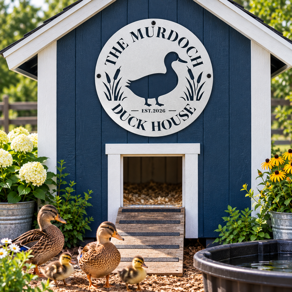 Wings & Waddles - Duck Coop Sign