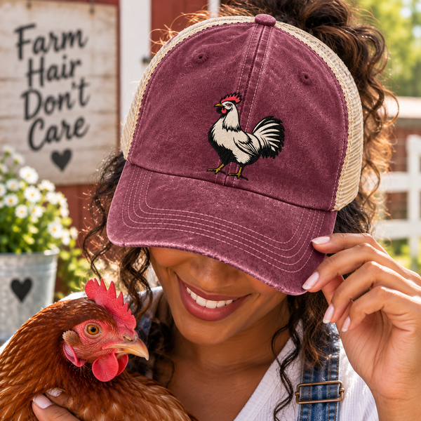 Classic Country Rooster - Trucker Hat