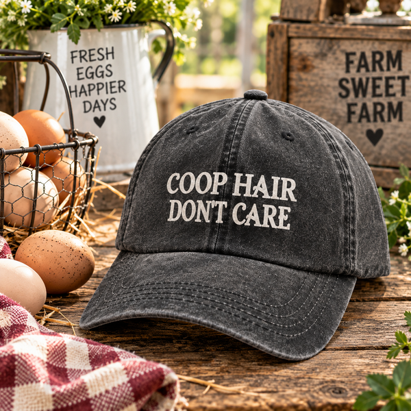 Coop Hair Don’t Care - Distressed Hat