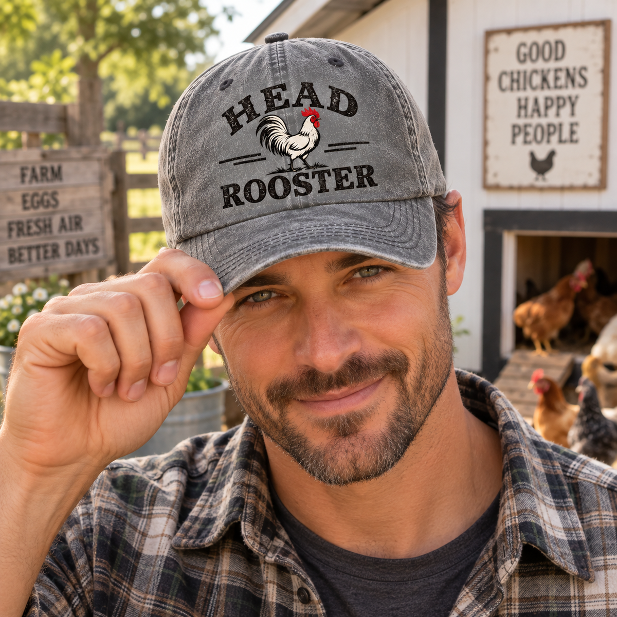Head Rooster - Vintage Washed Hat