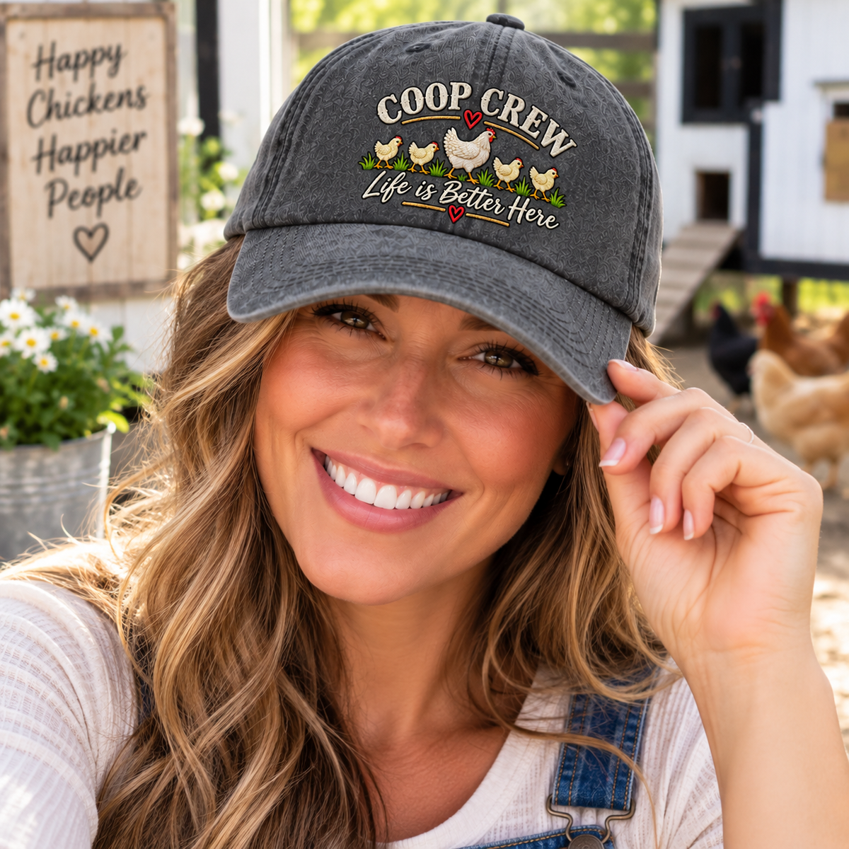 Coop Crew - Vintage Washed Hot