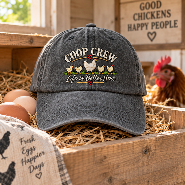 Coop Crew - Vintage Washed Hot