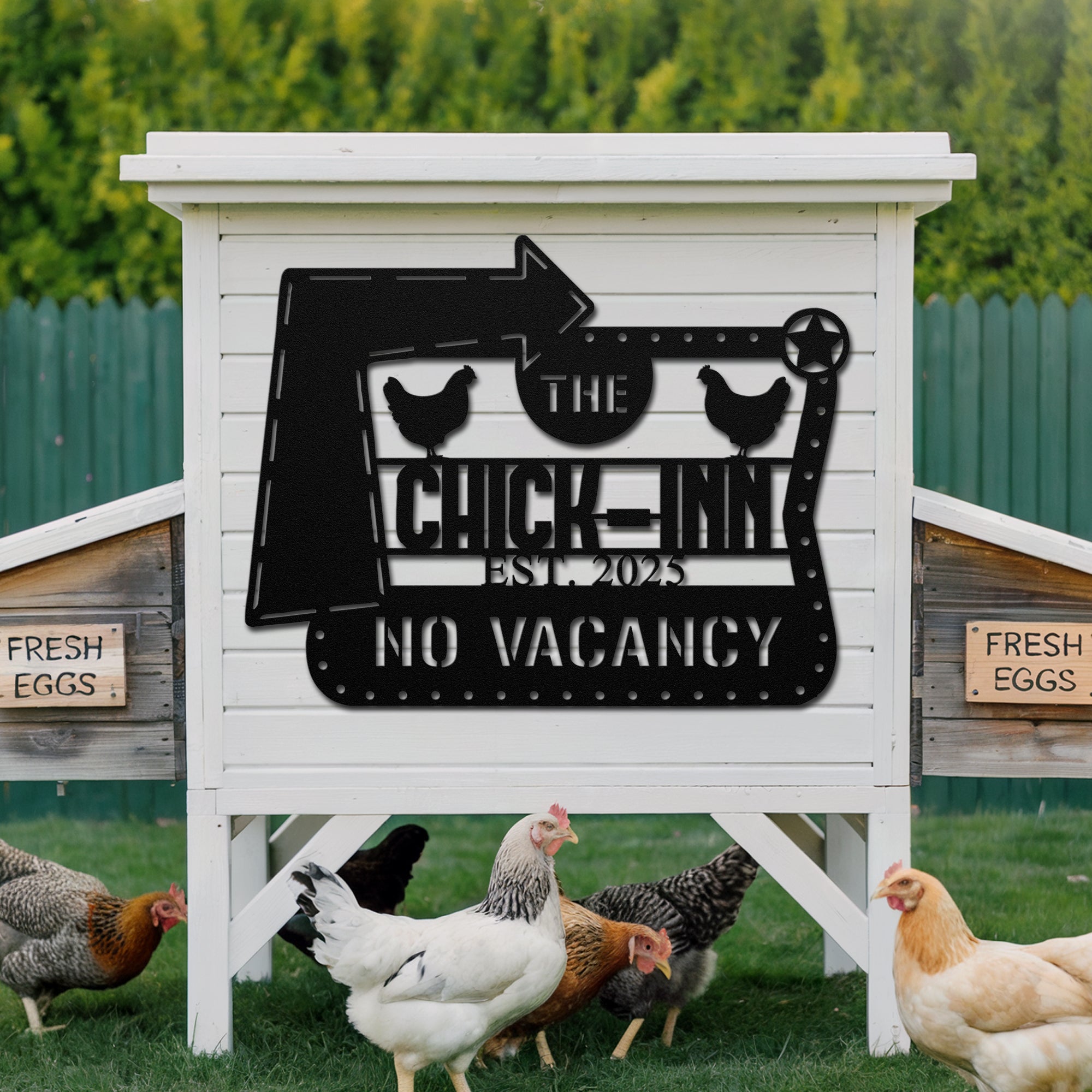 The Chick Inn – Chicken Coop Signs