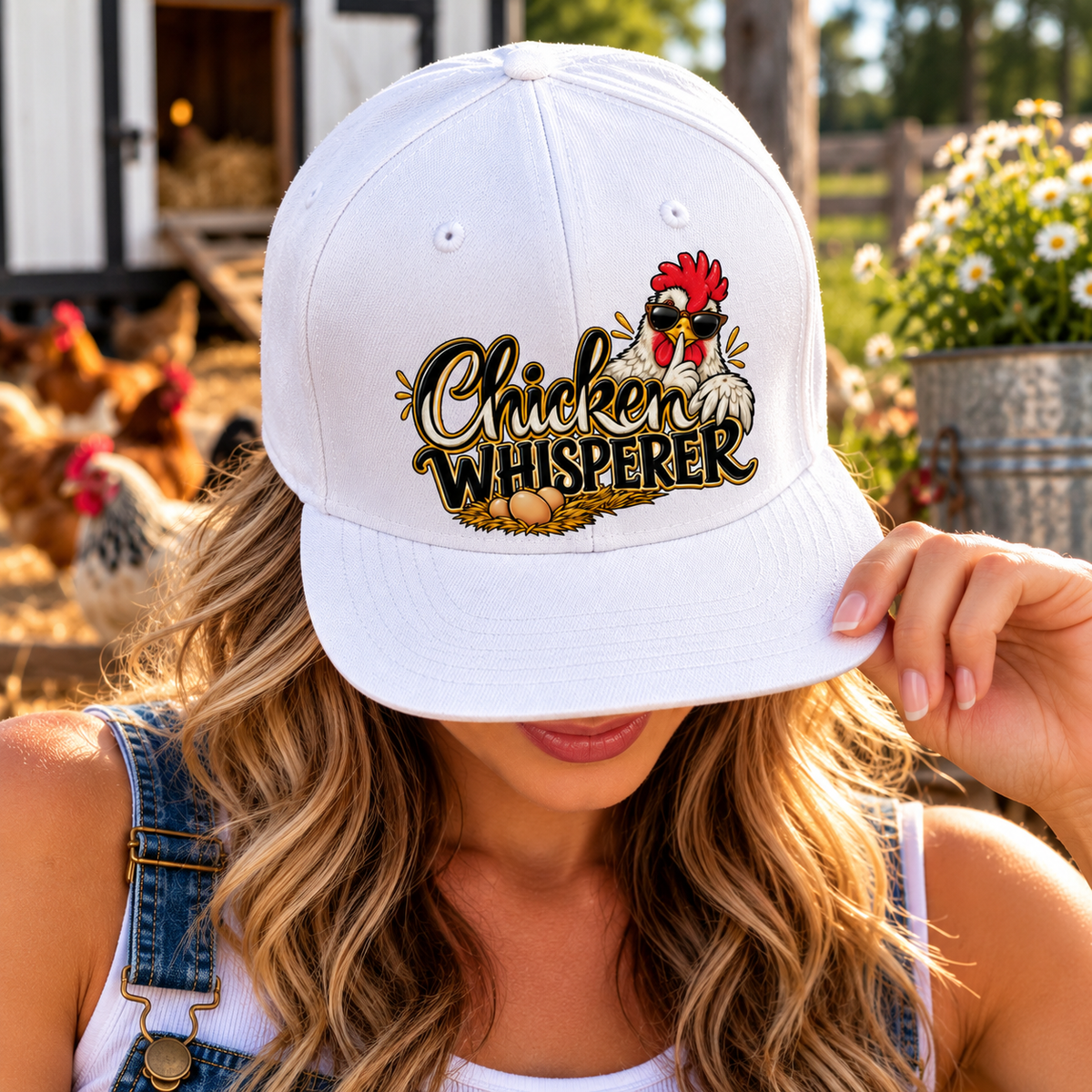 Chicken Whisperer - Flat Brim Hat