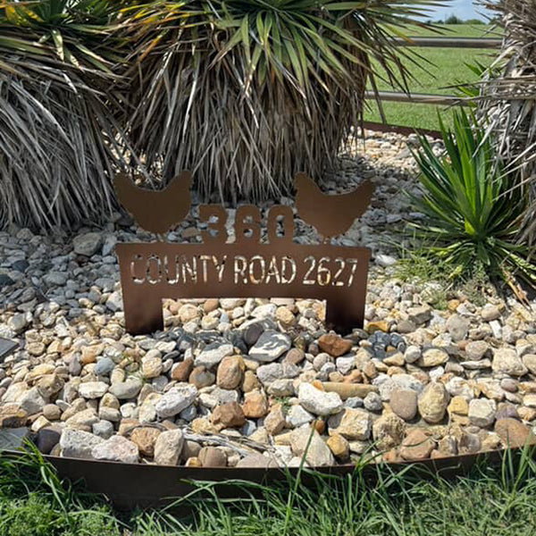 Chicken Yard Address Sign
