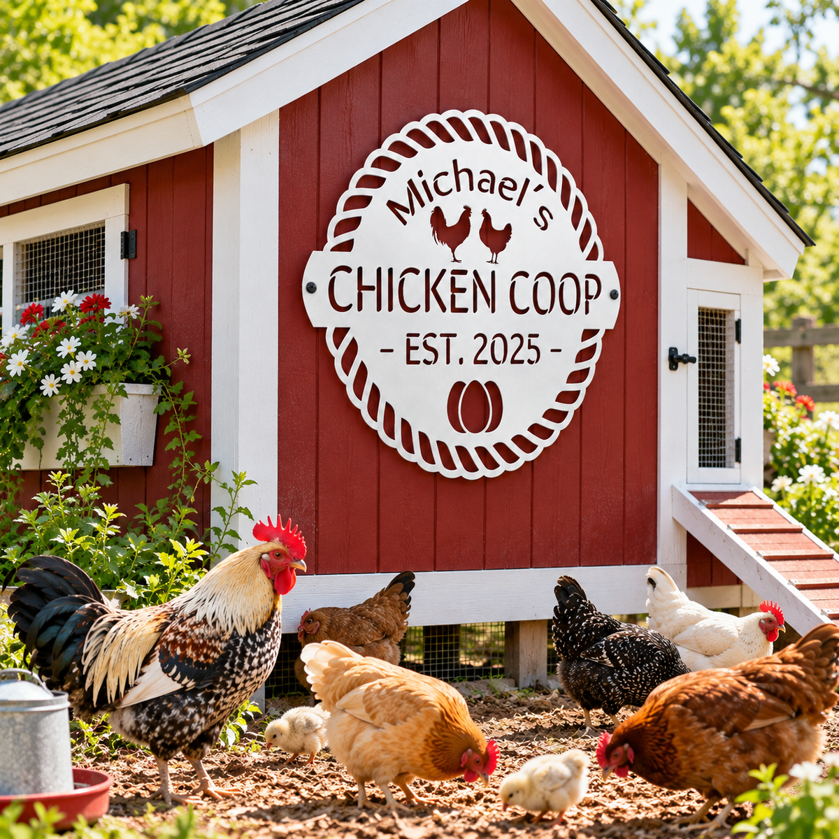 Country Coop - Chicken Coop Sign