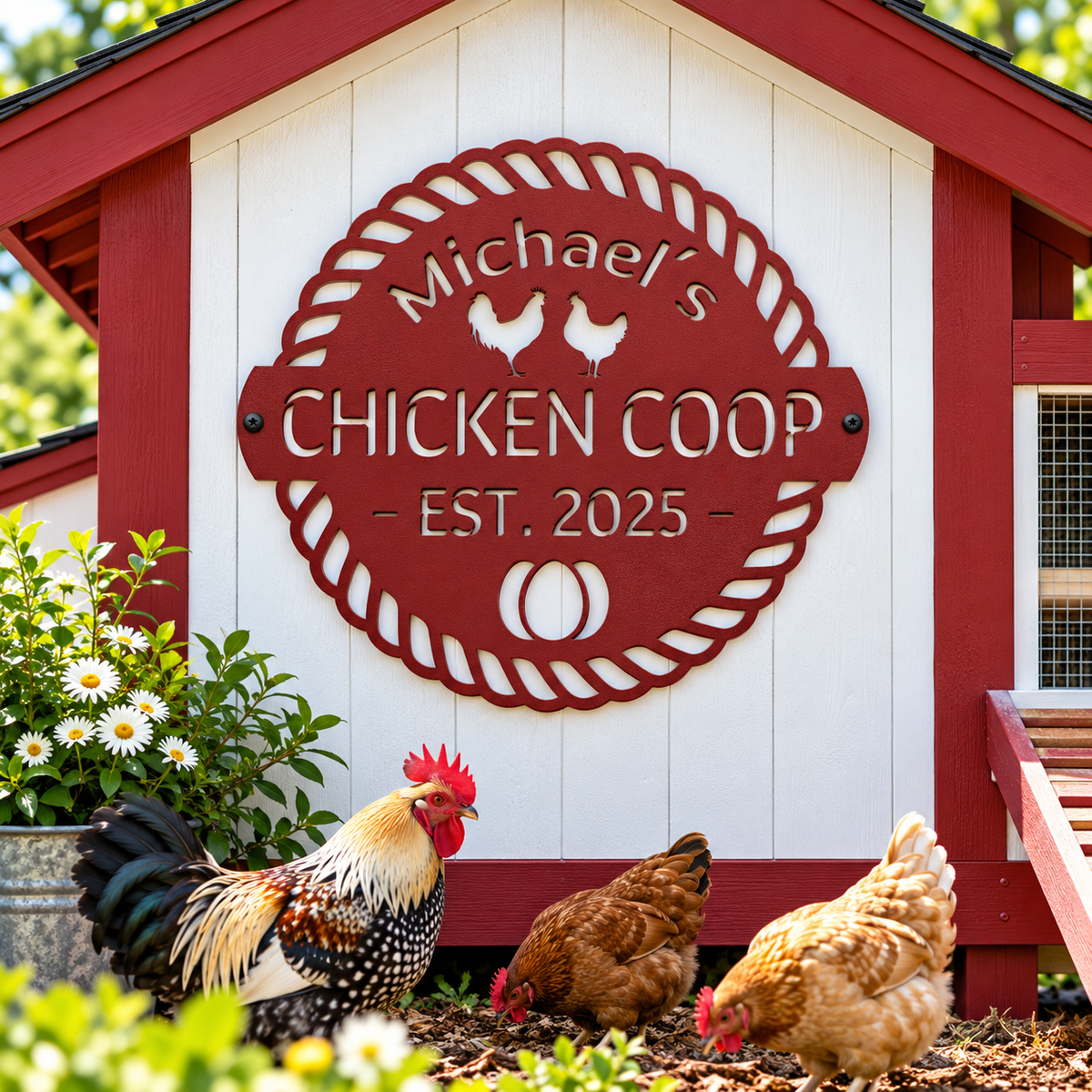 Country Coop - Chicken Coop Sign