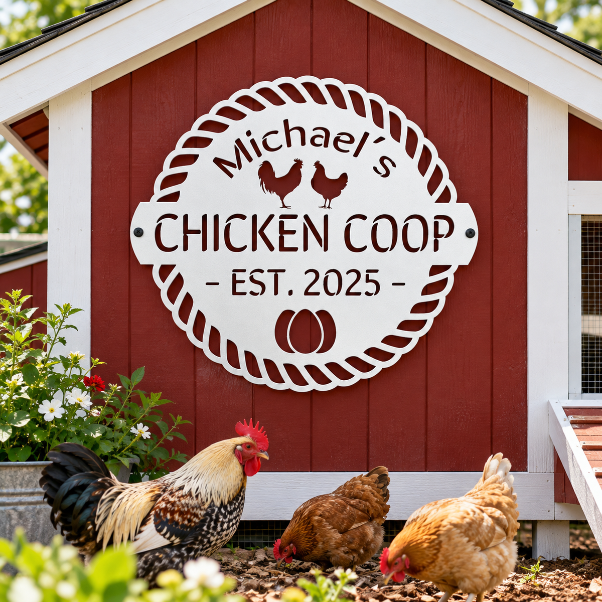 Country Coop - Chicken Coop Sign
