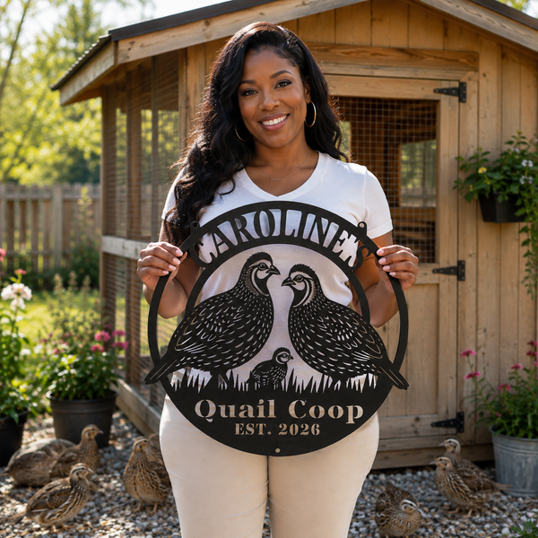 Quail Coop Sign
