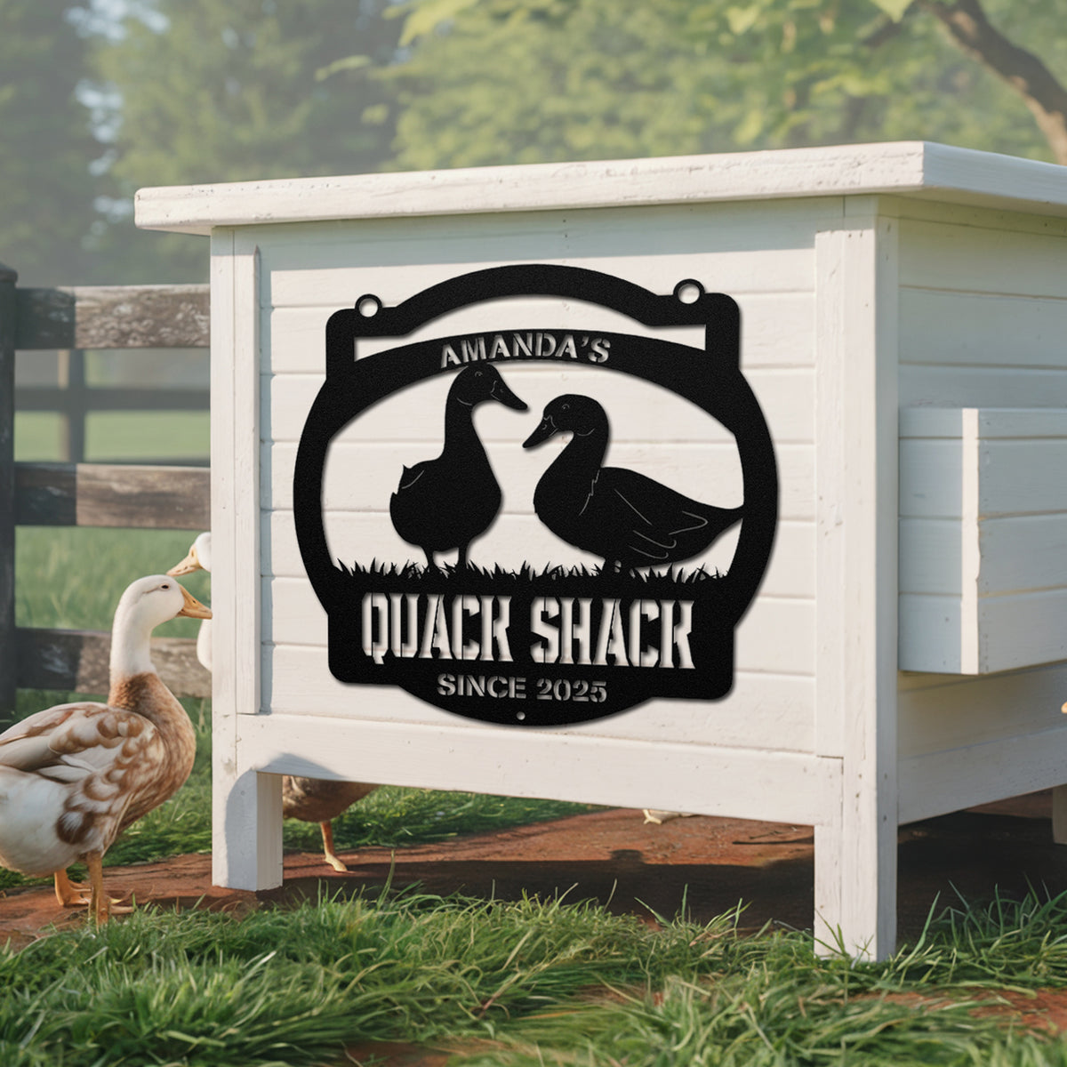 Jack Shack Sign Quack Shack – Chicken Coop Signs