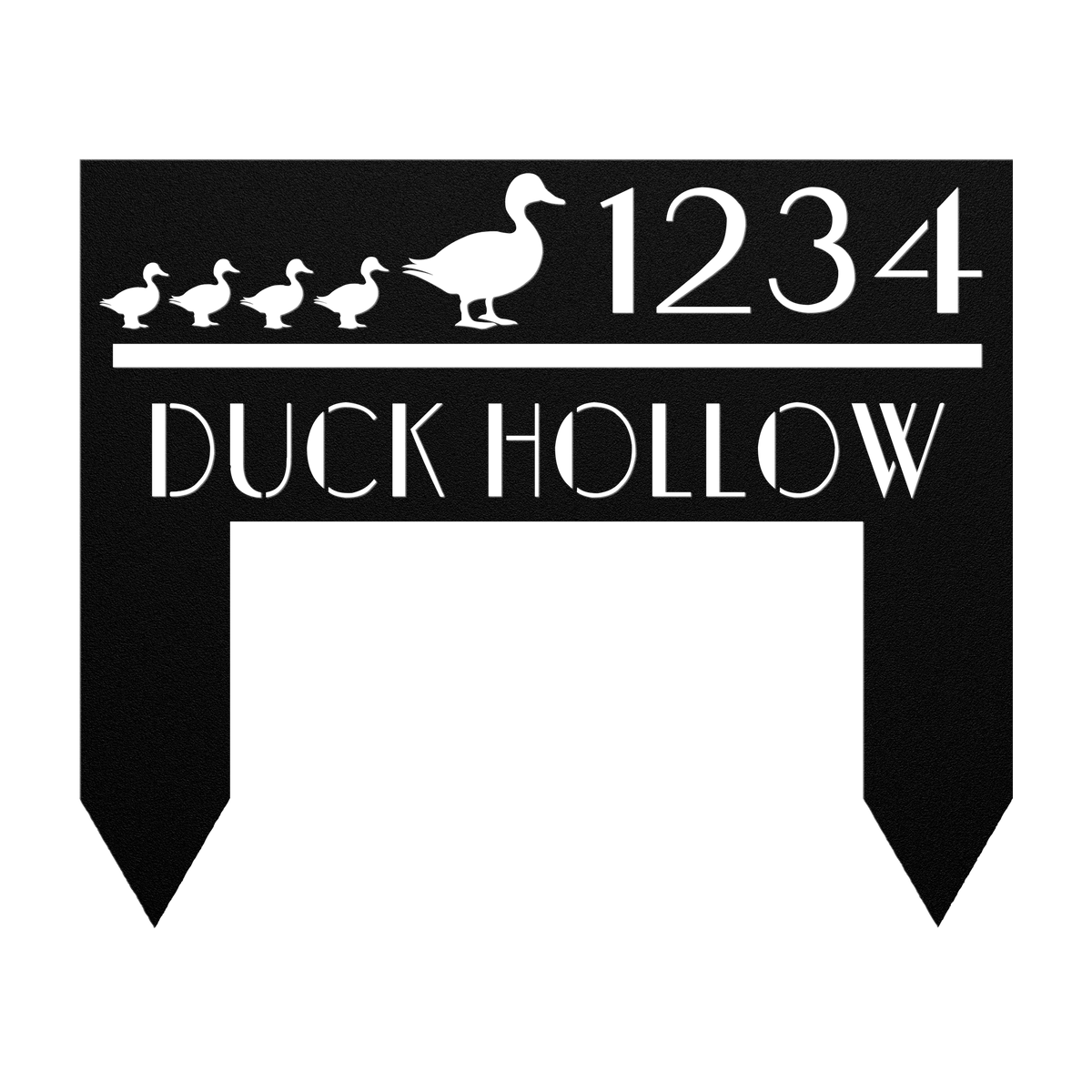 Duck_Hollow_Yard_Address_Sign_Black_Transparent_Mockup.png