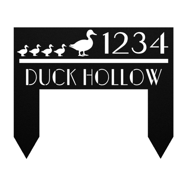 Duck_Hollow_Yard_Address_Sign_Black_Transparent_Mockup.png