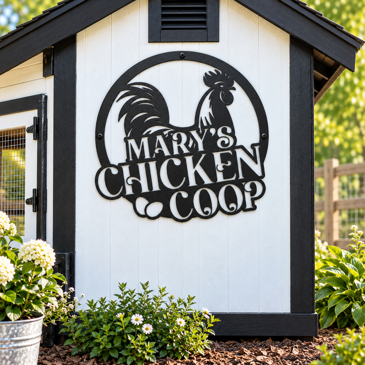 Egg Factory - Chicken Coop Sign