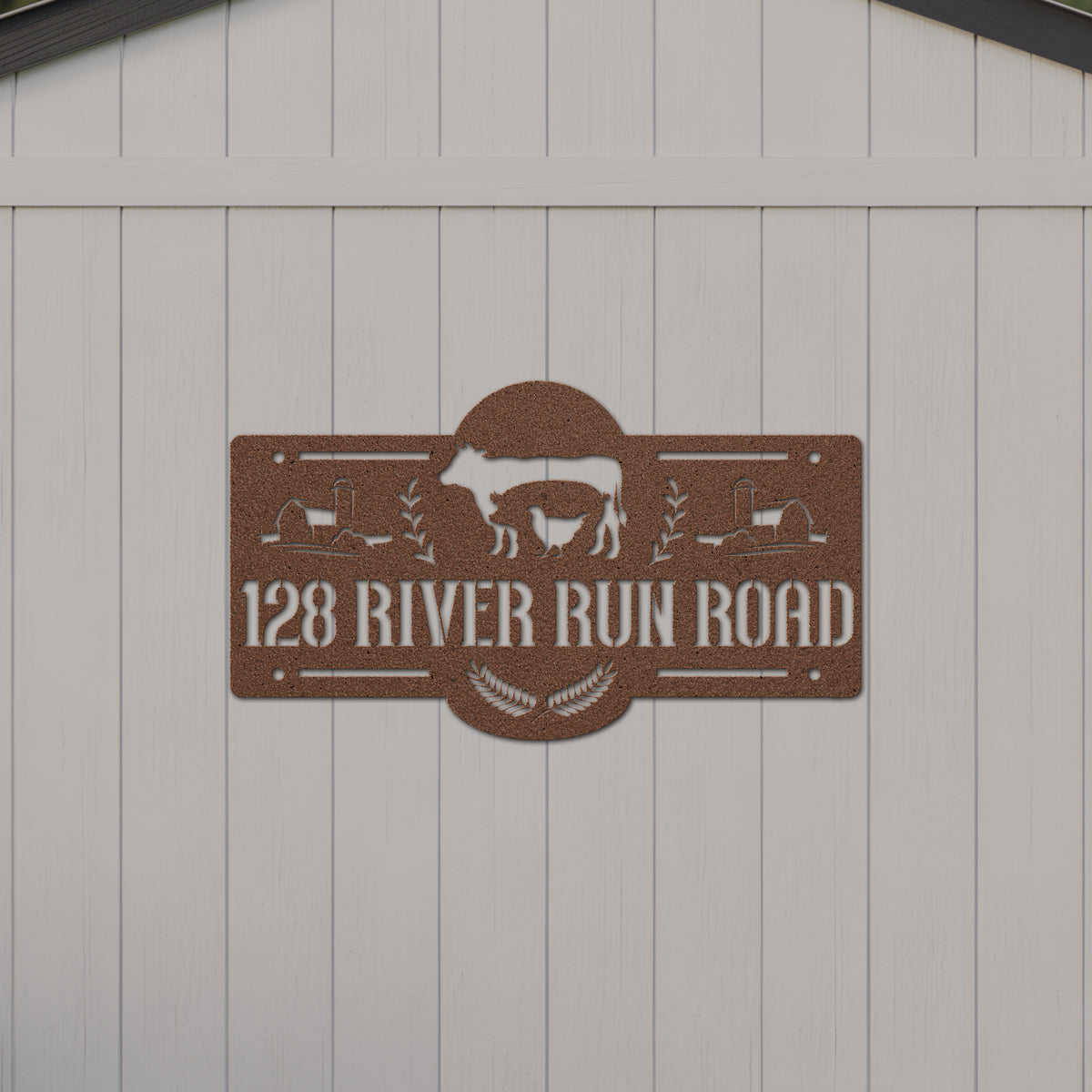 Farmhouse Address Sign