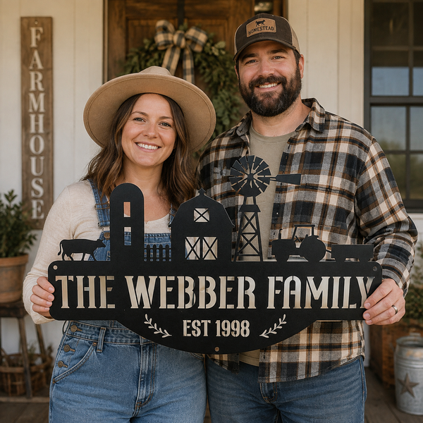 Farm Life - Metal Farm Sign