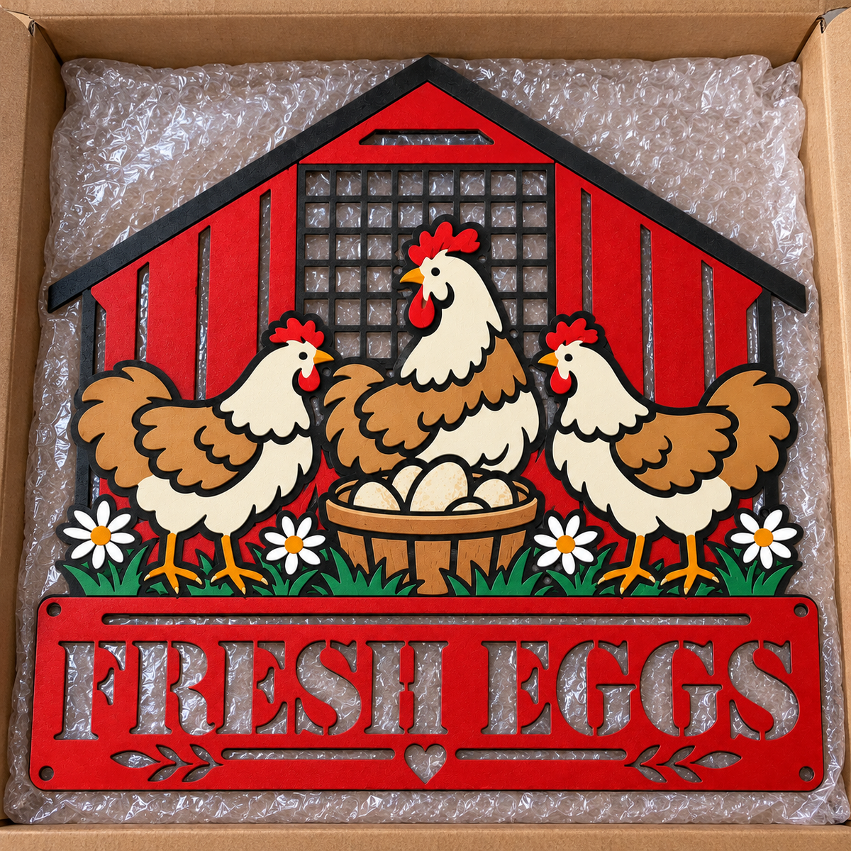 Egg Stand - Chicken Coop Sign