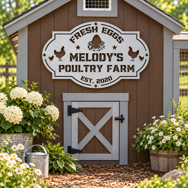 Fresh Eggs - Chicken Coop Sign