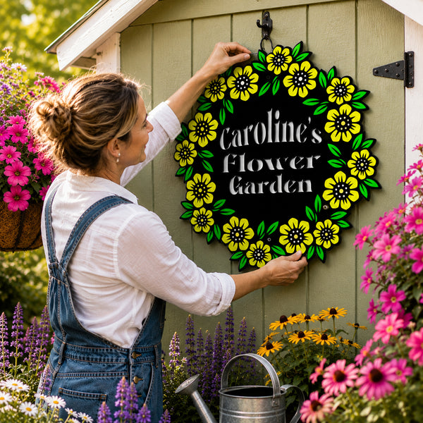Bloom & Grow - Multicolor Sign
