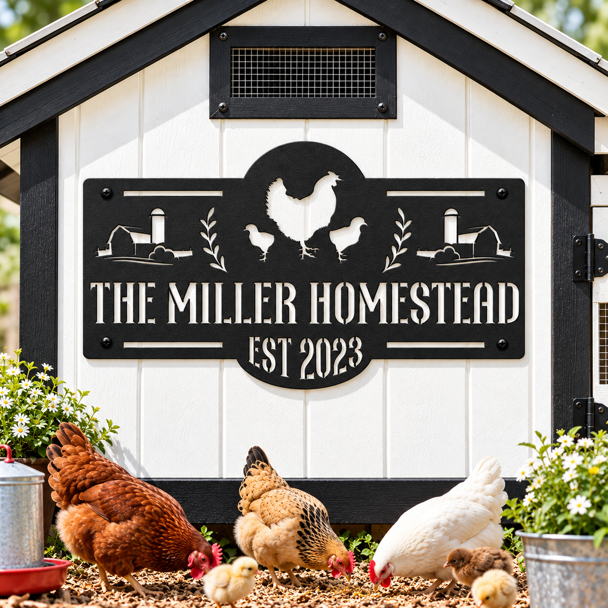 Homestead Sign - Chicken Coop Sign