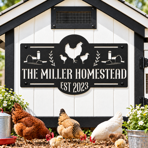 Homestead Sign - Chicken Coop Sign