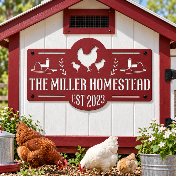 Homestead Sign - Chicken Coop Sign
