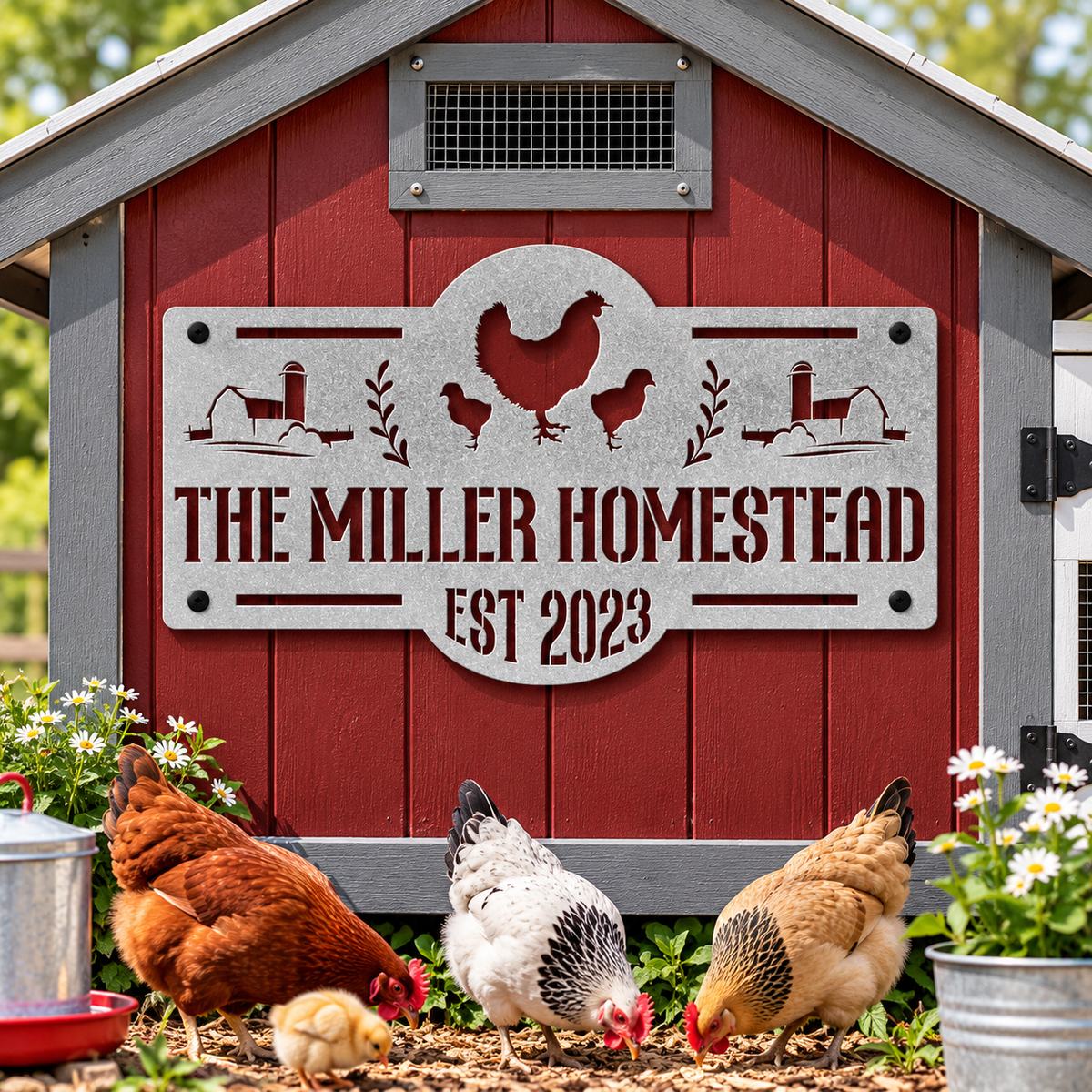 Homestead Sign - Chicken Coop Sign