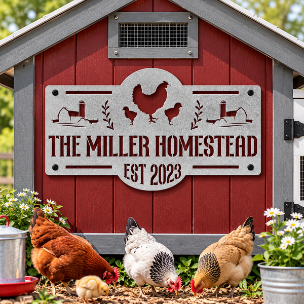 Homestead Sign - Chicken Coop Sign