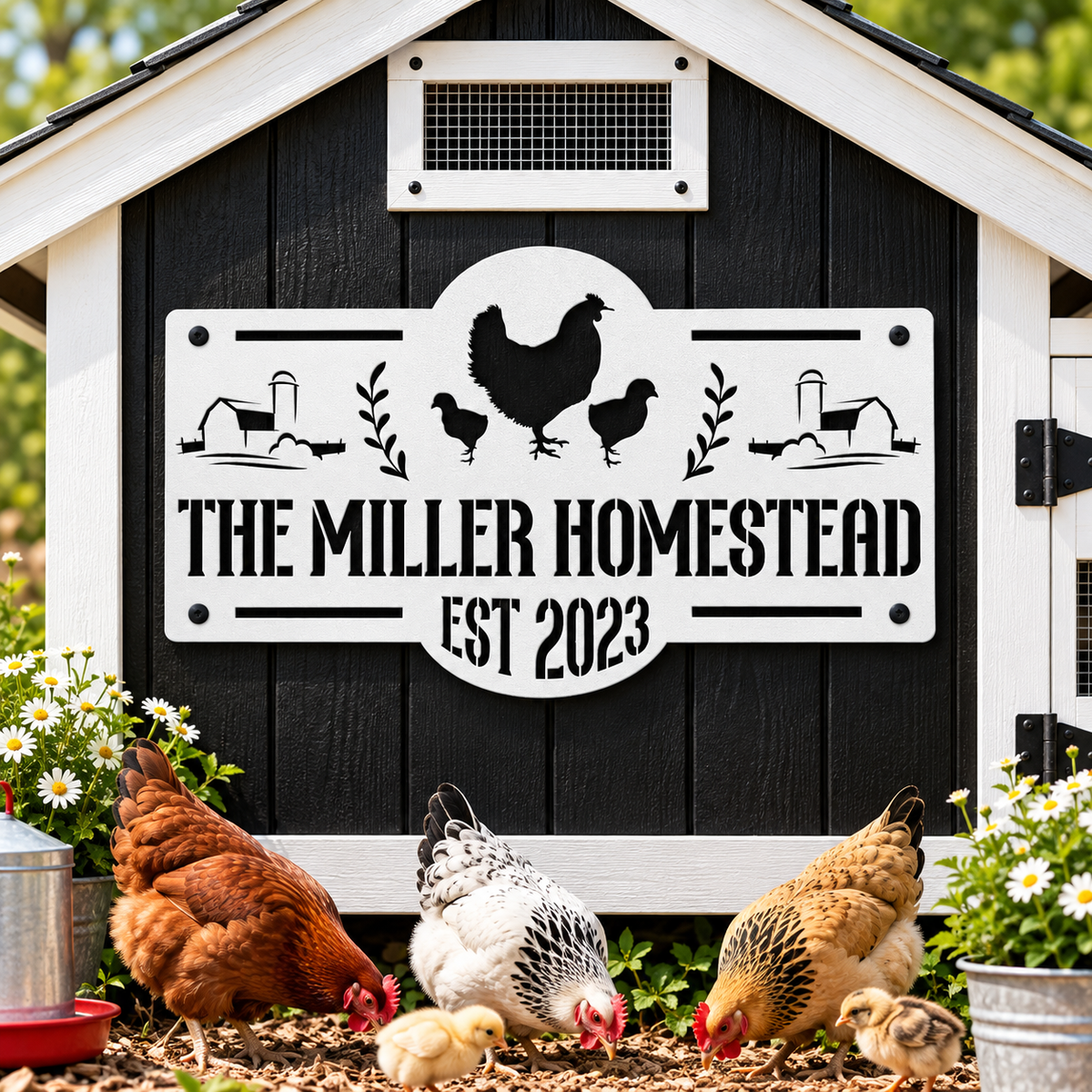 Homestead Sign - Chicken Coop Sign