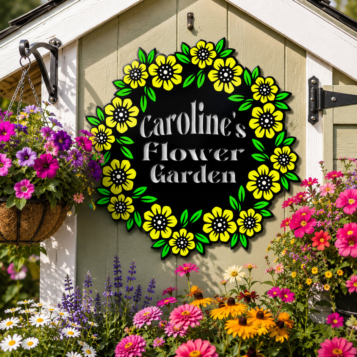 Bloom & Grow - Multicolor Sign