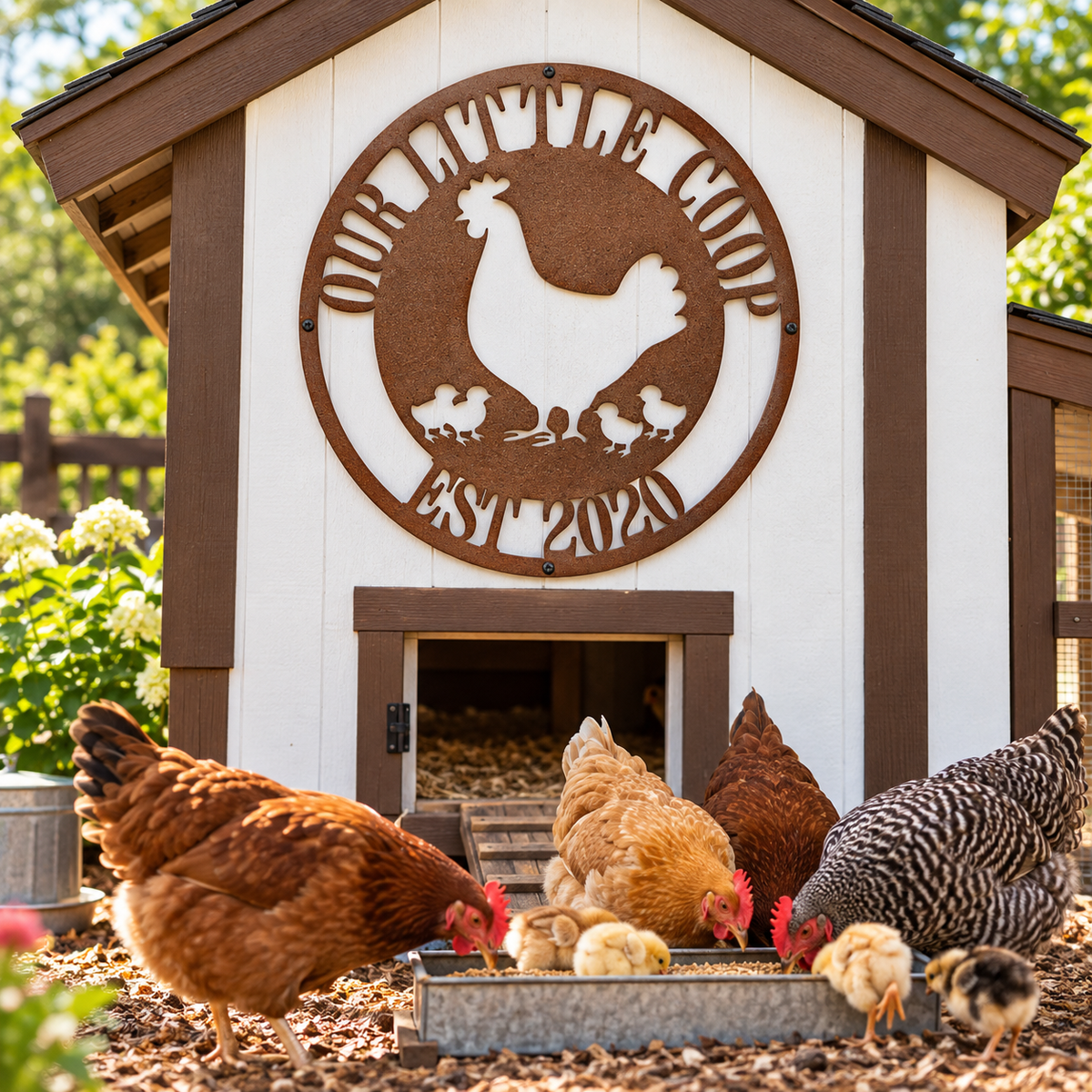 Our Little Coop - Chicken Coop Sign