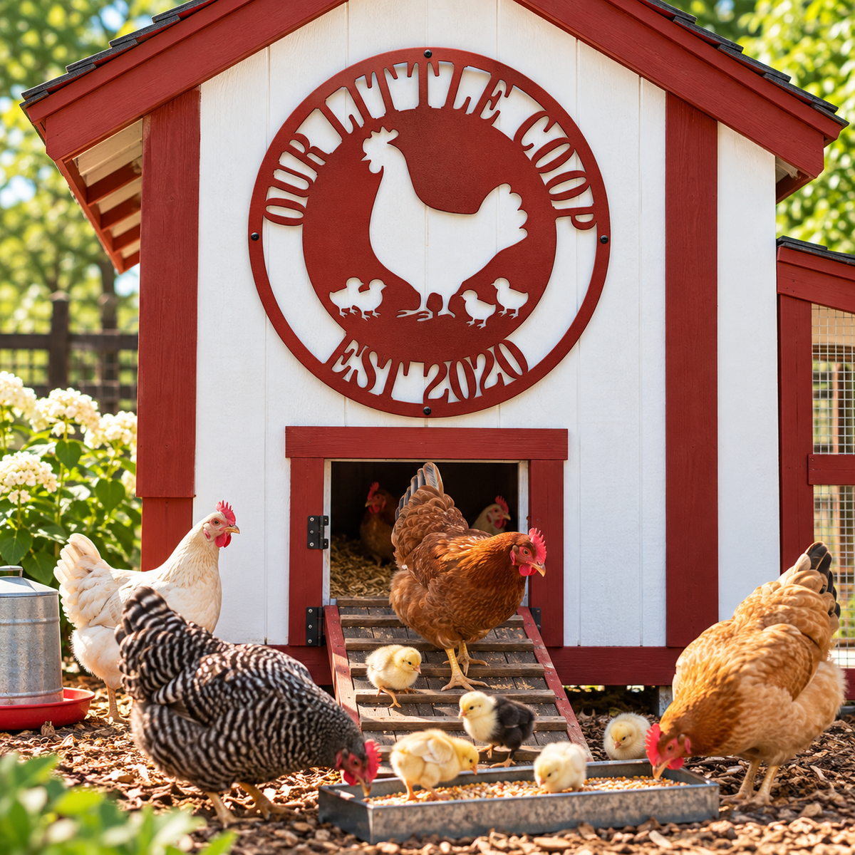 Our Little Coop - Chicken Coop Sign