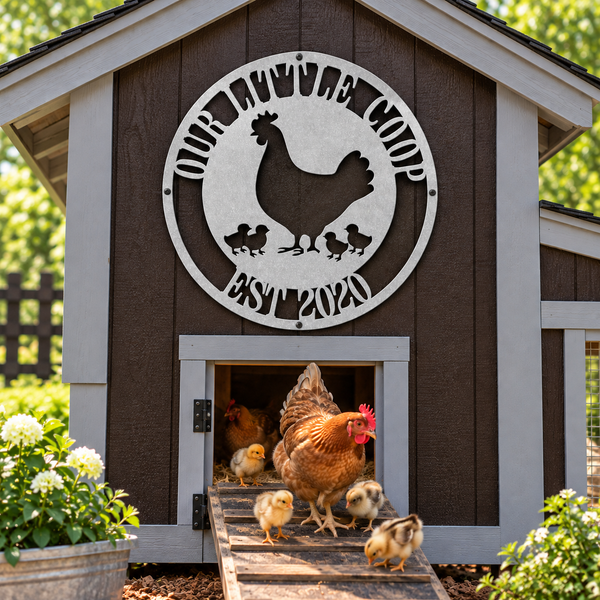 Our Little Coop - Chicken Coop Sign