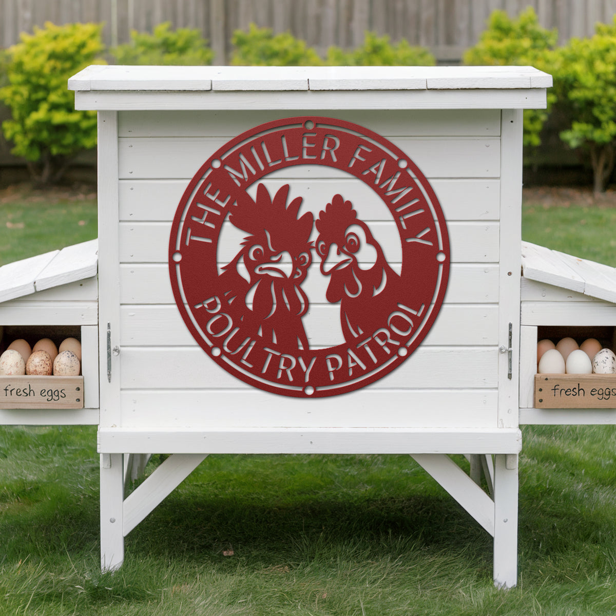 Poutry Sign Poultry Patrol – Chicken Coop Signs