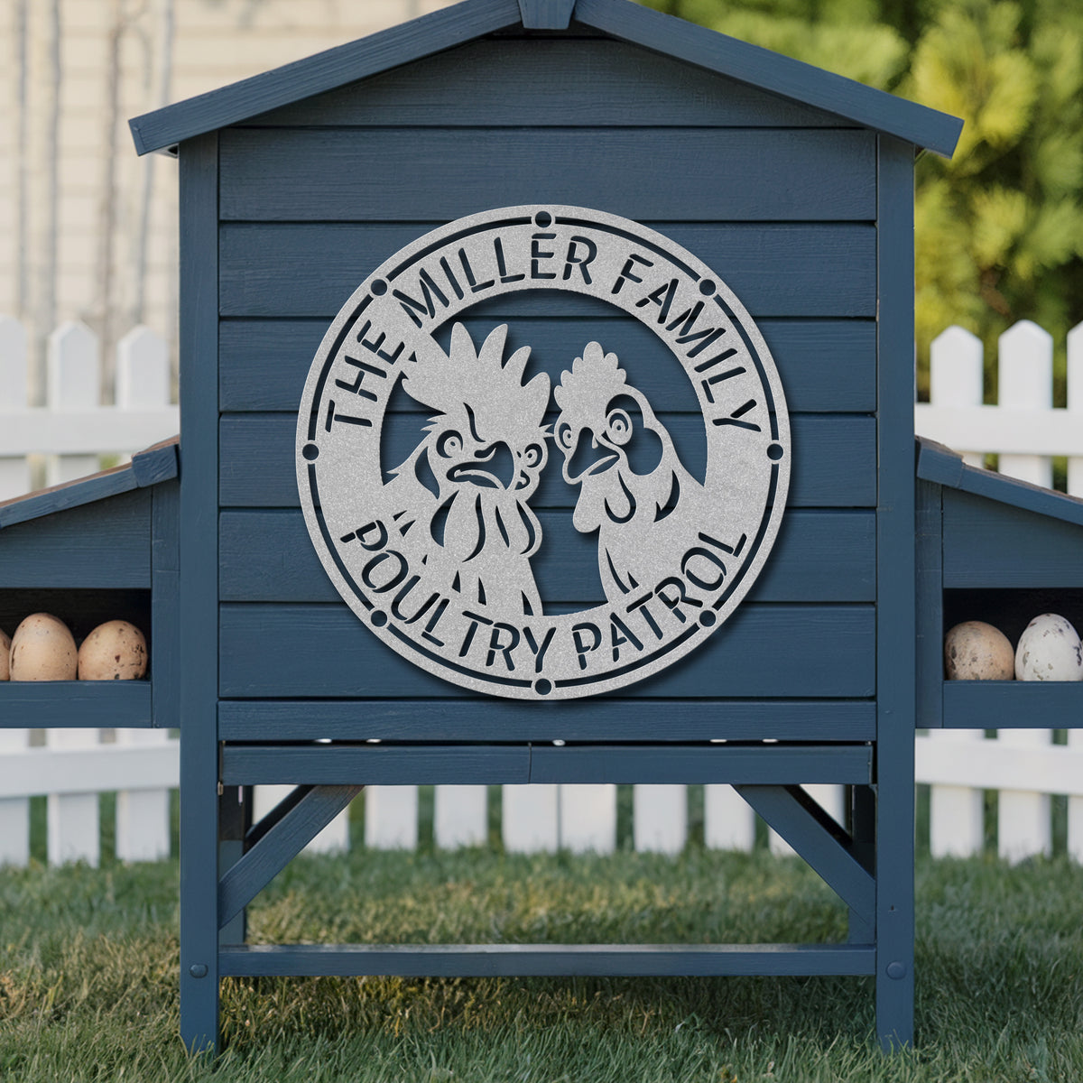 Poutry Sign Poultry Patrol – Chicken Coop Signs