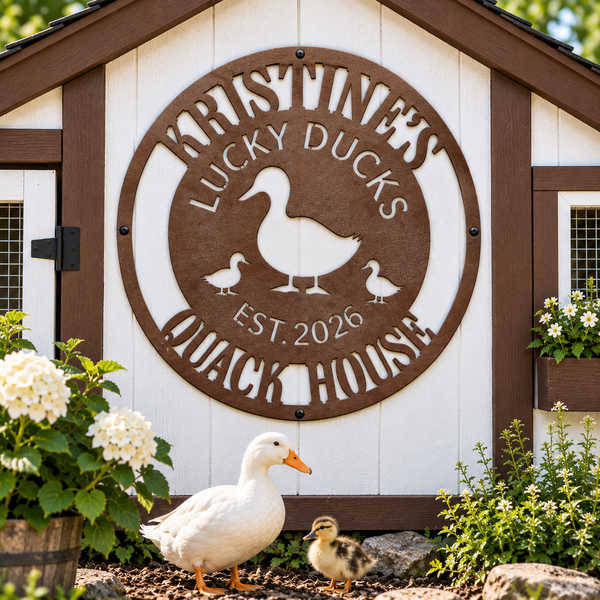 Quack House - Duck Coop Sign