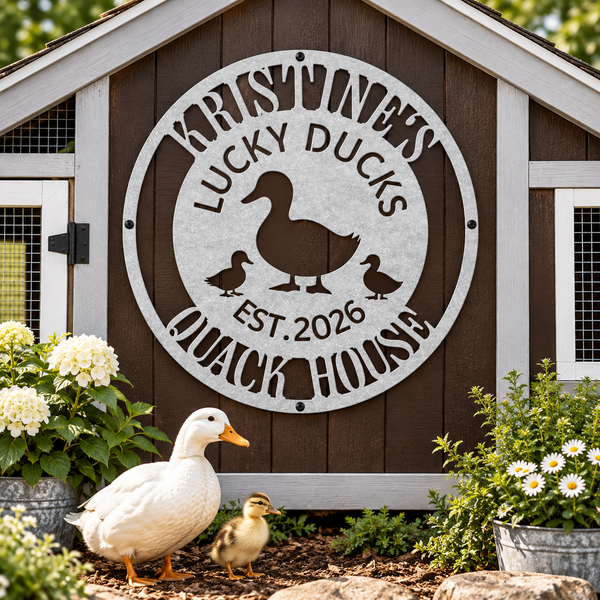 Quack House - Duck Coop Sign