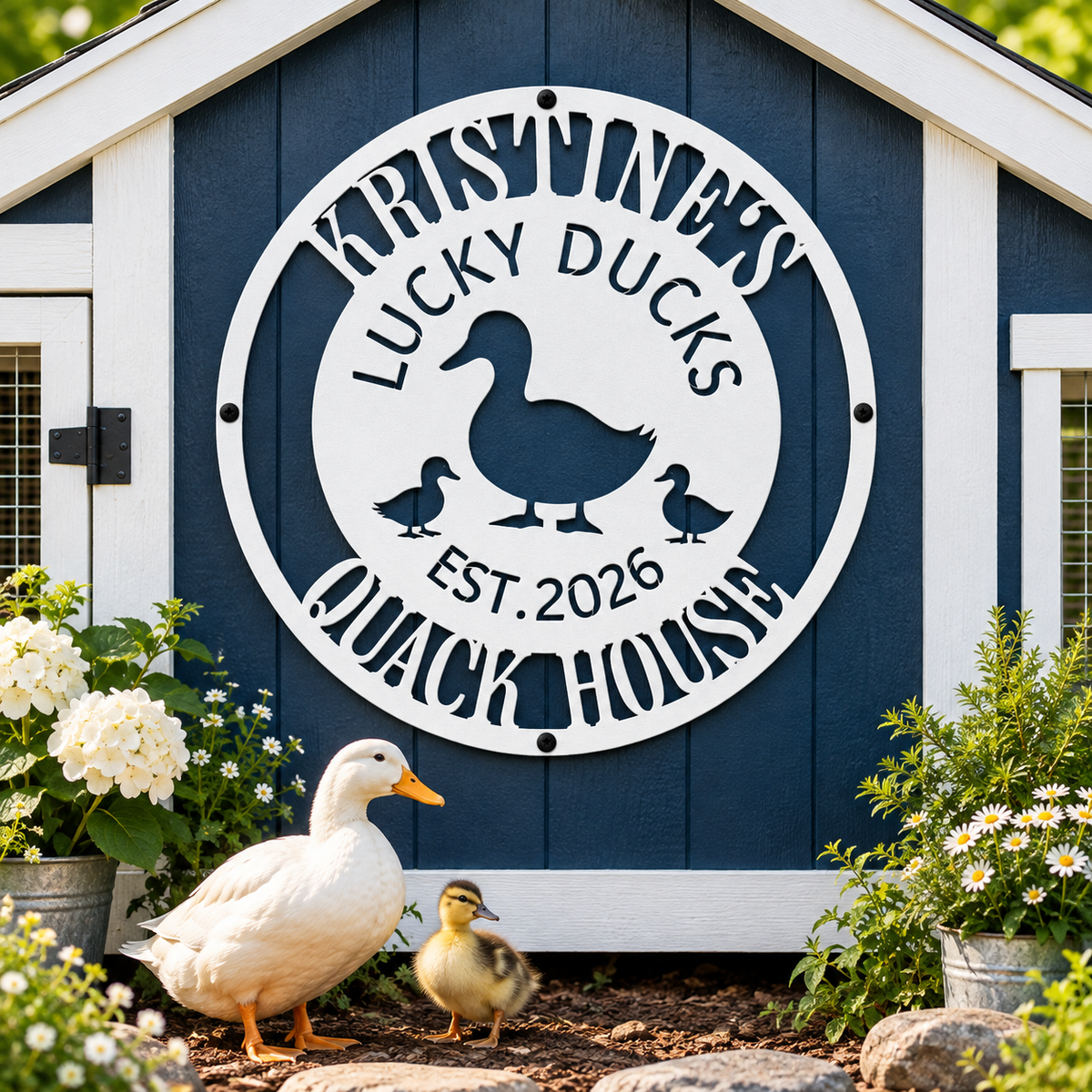 Quack House - Duck Coop Sign