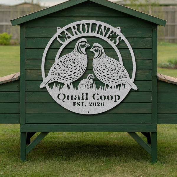 Quail Coop Sign
