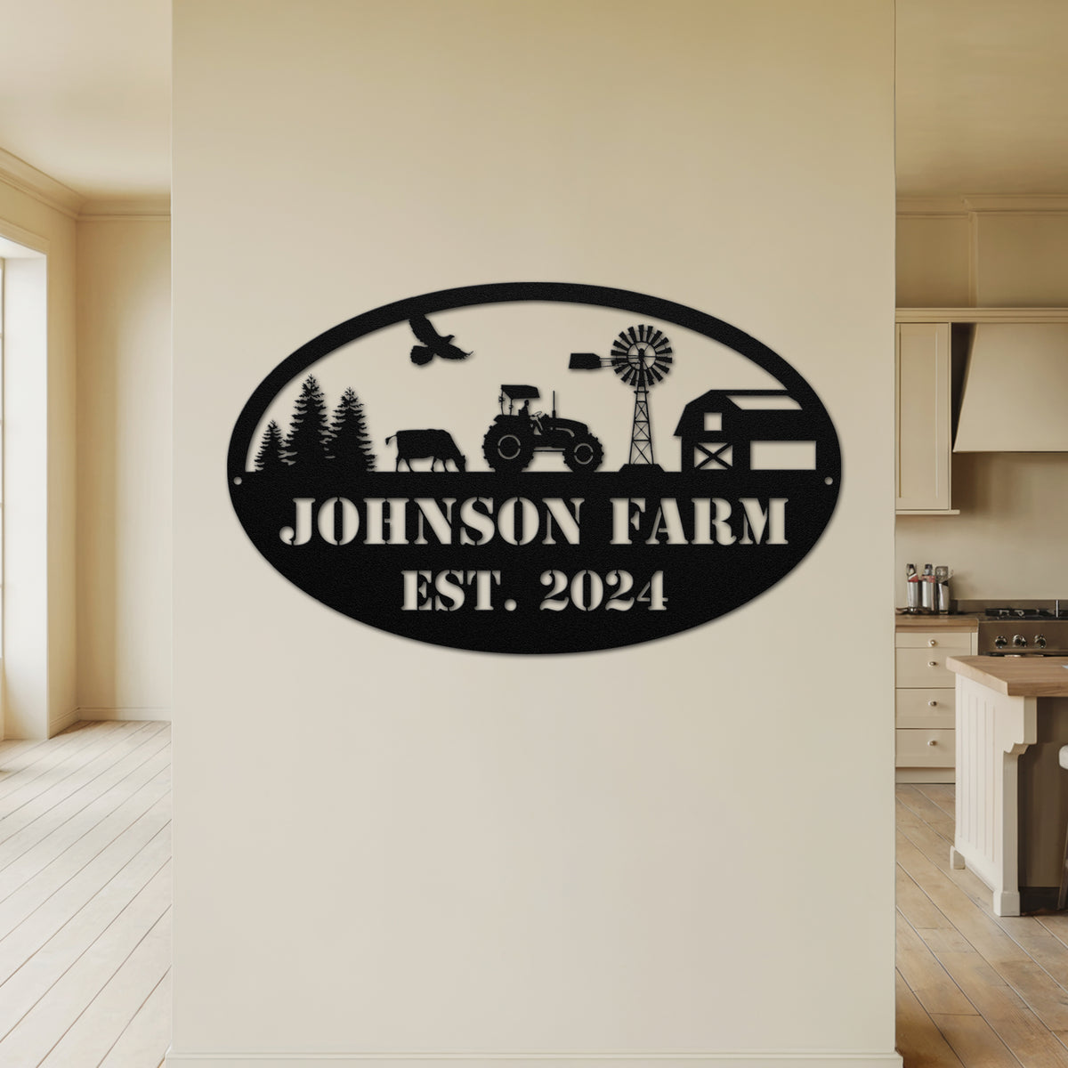 Rolling Acres (Farm Sign)