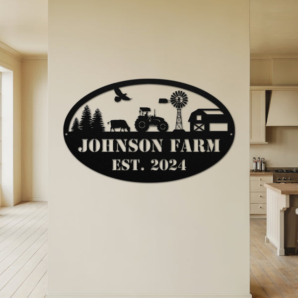 Rolling Acres (Farm Sign)