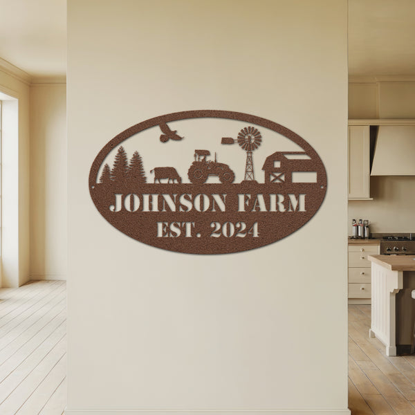 Rolling Acres (Farm Sign)