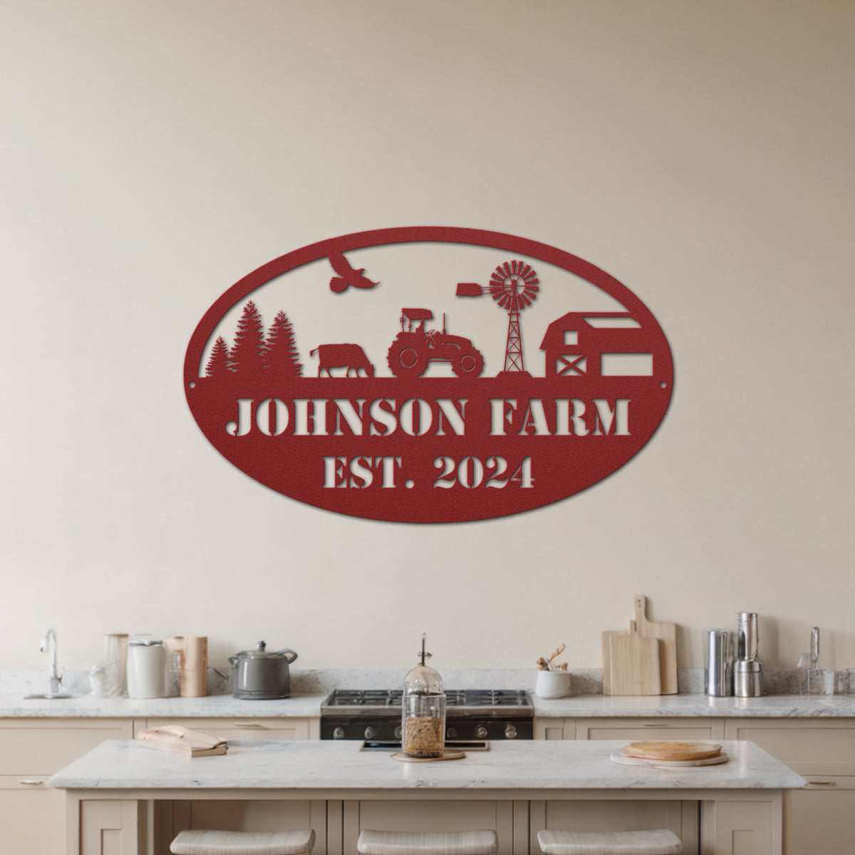 Rolling Acres (Farm Sign)